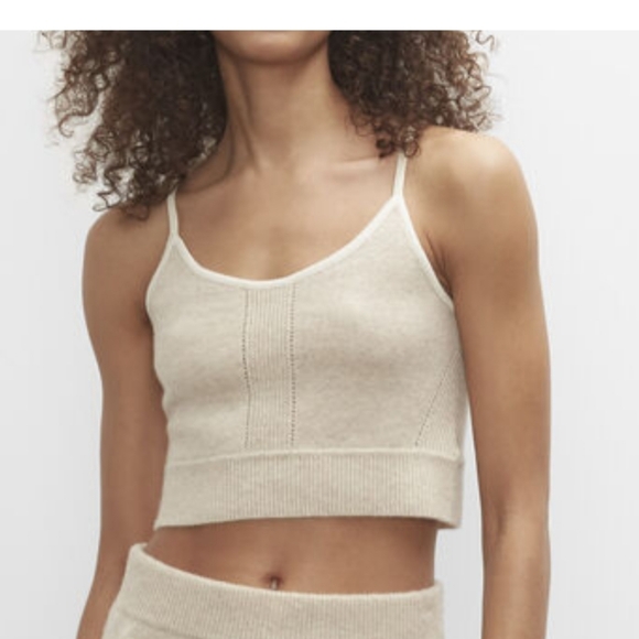 Club Monaco Tops - Club Monaco Cashmere Silk Crop Top